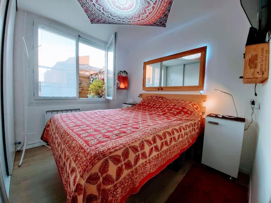 T2 Cosy A La Plage, Terrasse Vue Sur Mer Et Parking Privatif 나르본 외부 사진